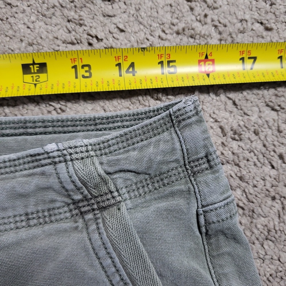 American Eagle Outfitters Women Pants 6 LONG Green Cargo Classic Bootcut - Picture 8 of 13